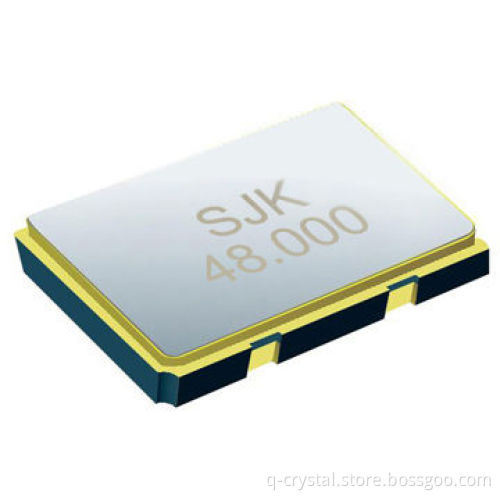 SMD Crystal Oscillator with High Frequency Crystal Oscillator, Measuring 7.0 x 5.0mm